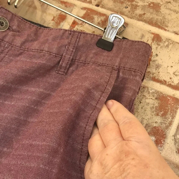 Retrofit Mauve Tailored Men’s Cotton Shorts - Picture 6 of 10